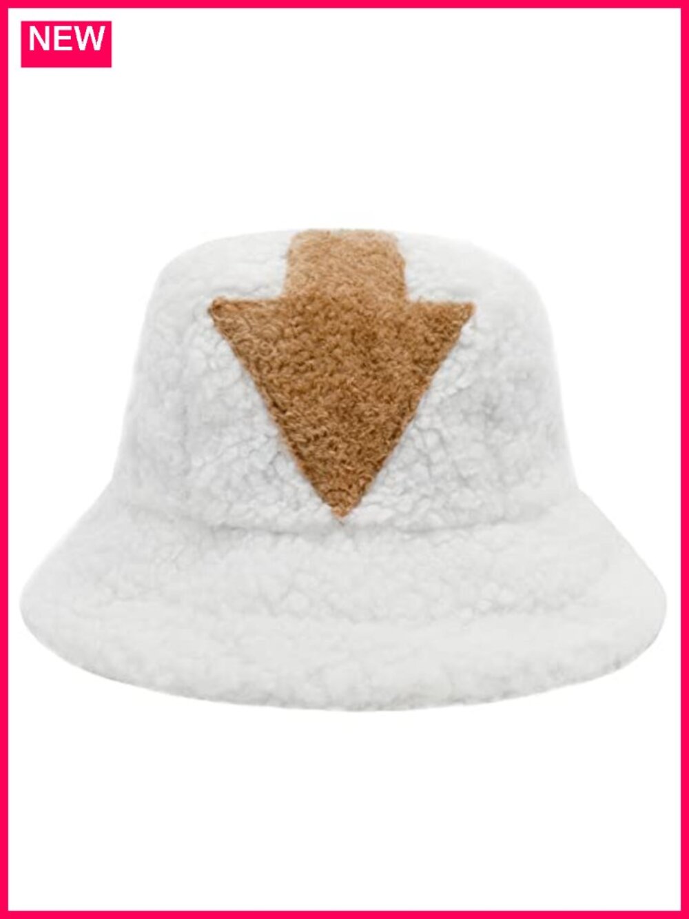 Winter Plush Faux Fur Bucket Hat for Women Men One Size